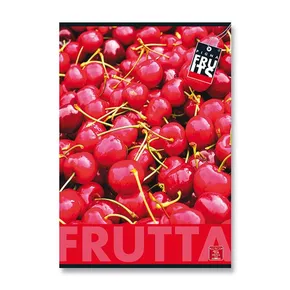 Schulheft Pigna Fruits A4, liniert, 40 Blatt, Motivmix